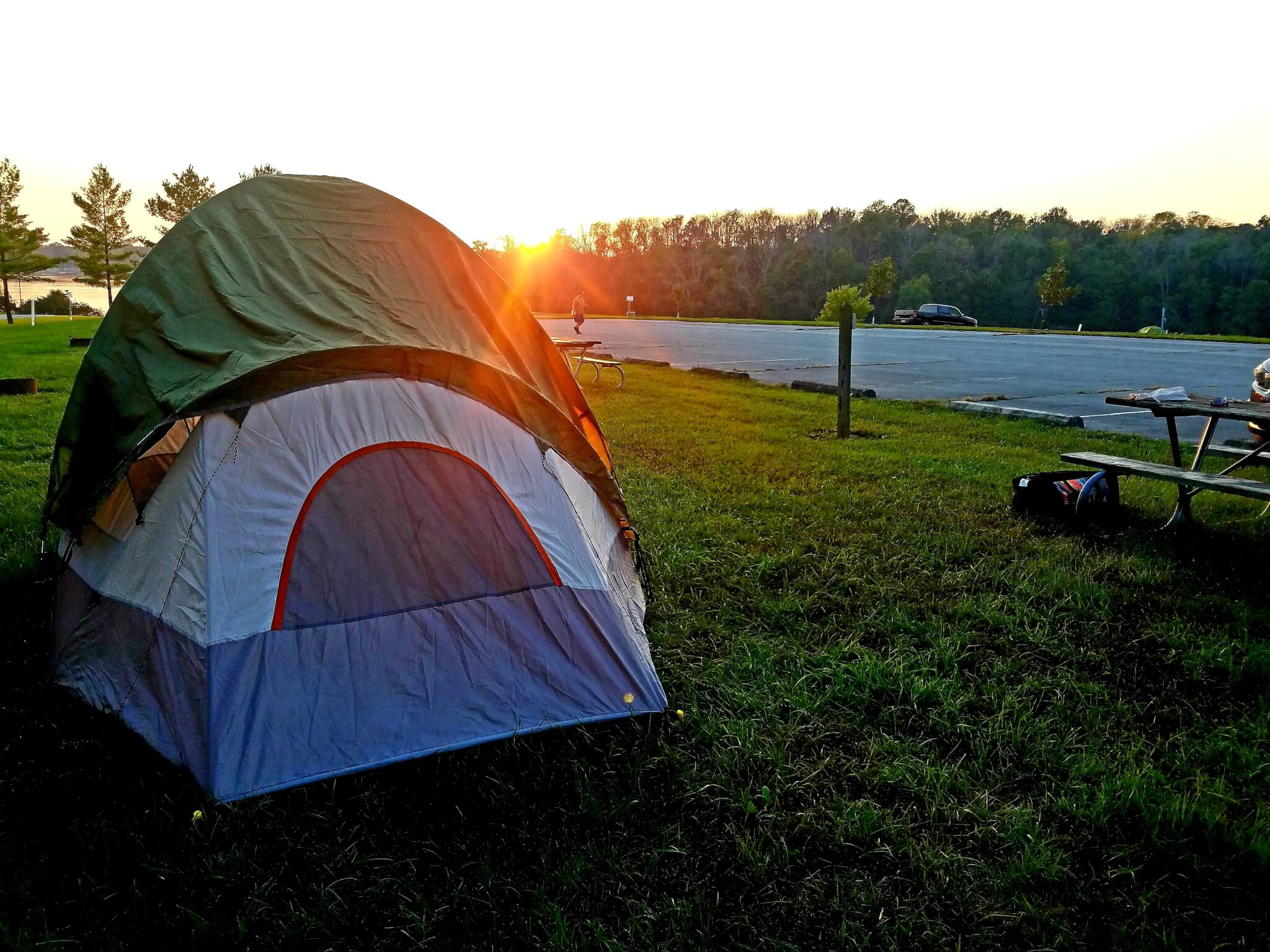 7. Camping: chili, cold hotdogs and the magic of fire starter