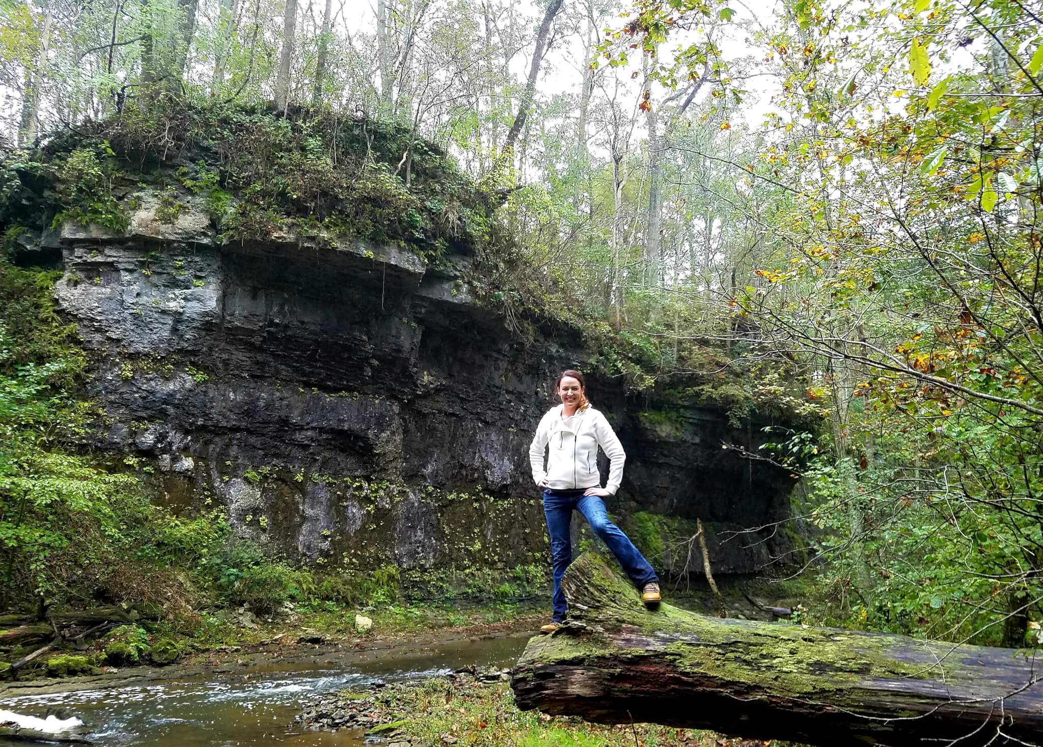 12. Hiking after dark at Fort Hill