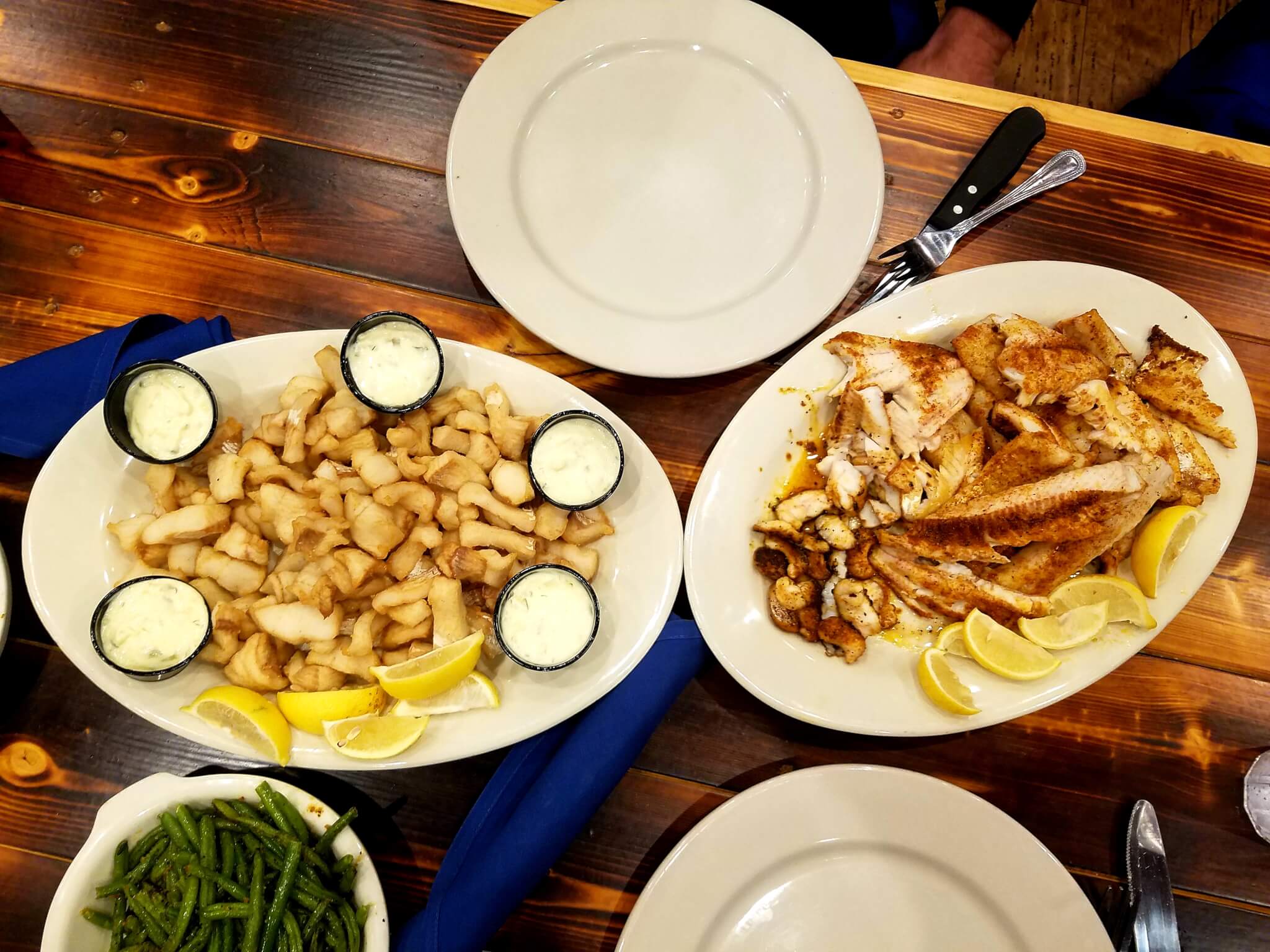 24. Fresh-caught Walleye cheeks at the Crow’s Nest on Lake Erie