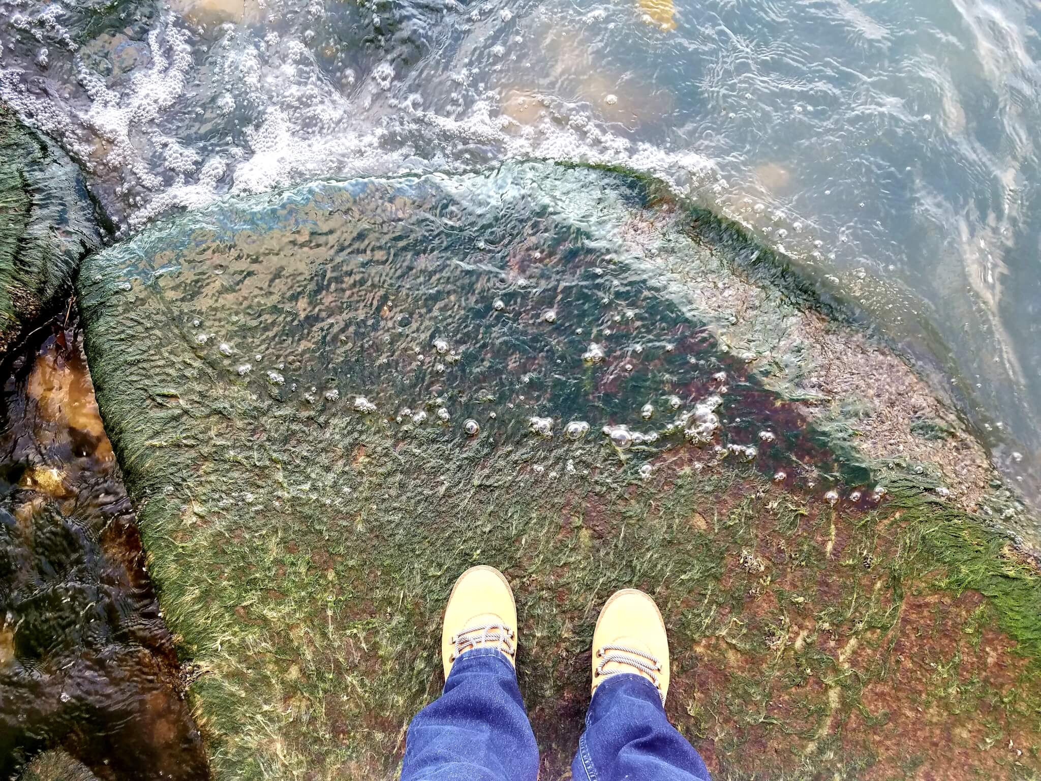 26. Hiking the shoreline at East Harbor State Park